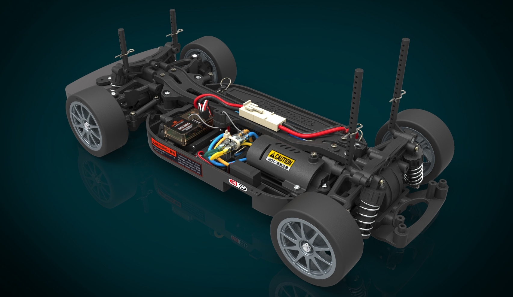 田宫tamiya tt-01 type-e底盘设计图纸